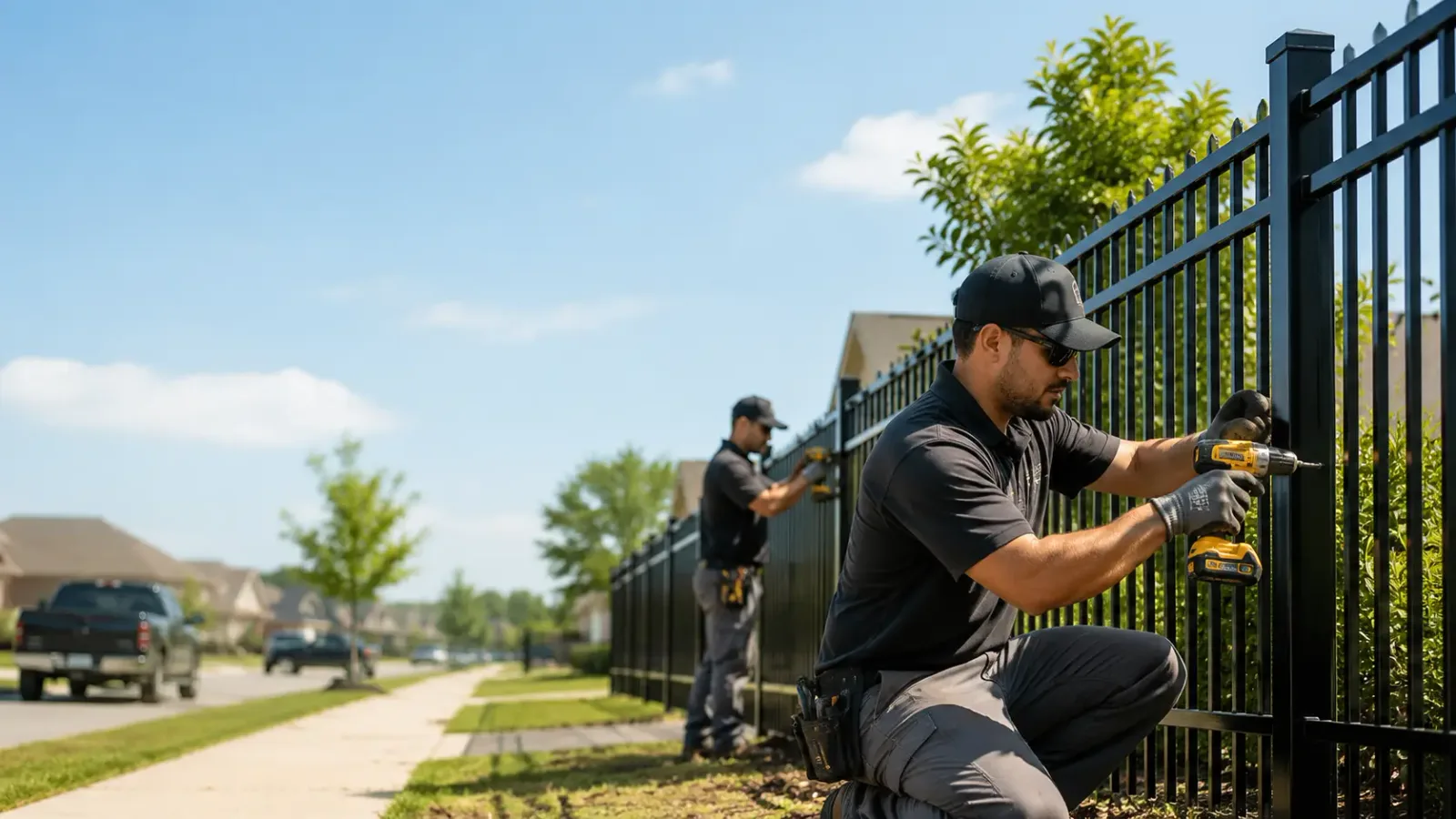 Metal Fence Installation in Burlington Junction, MO